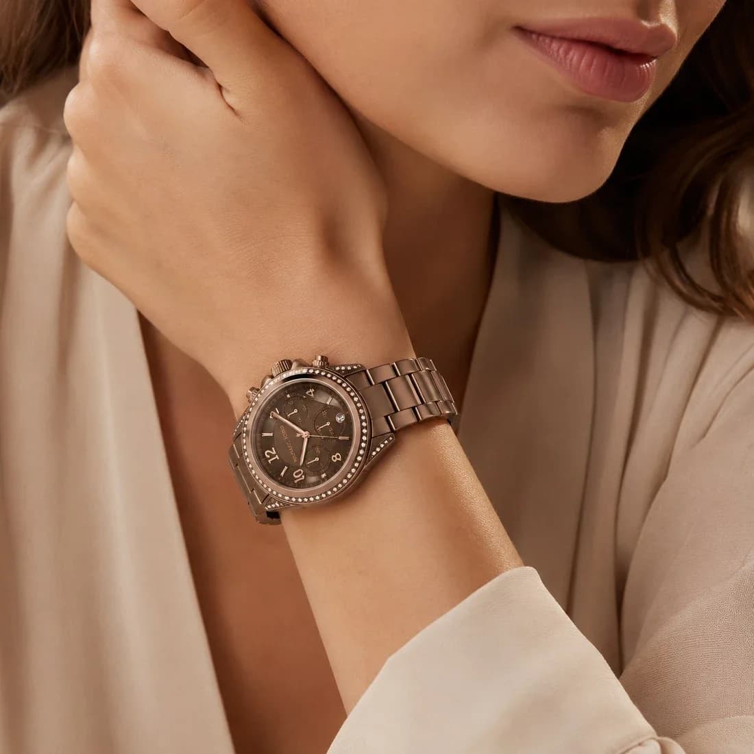 Montre Michael Kors MK5493 femme vue de profil