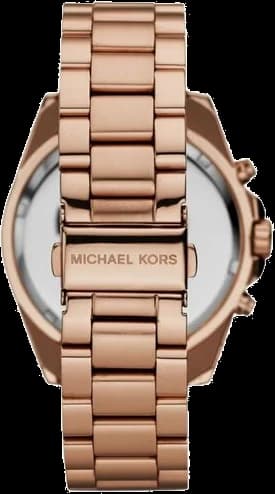 Michael Kors MK5503 Bradshaw Stainless Steel Rose Gold Women's Watch vue 4