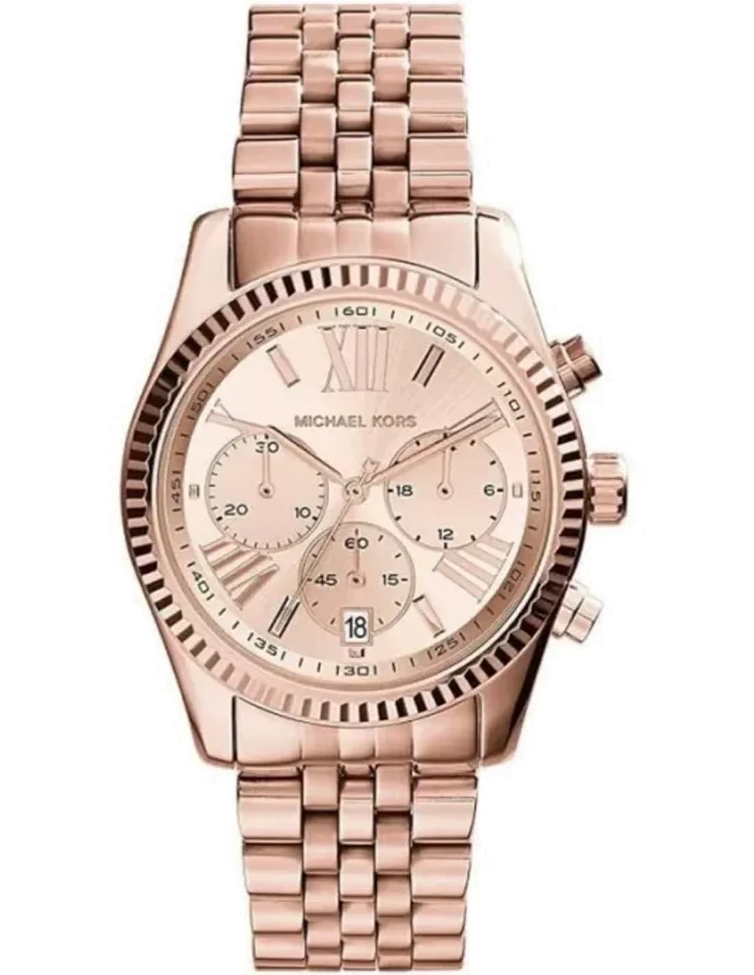 Michael Kors MK5569 vue de côté, bracelet acier