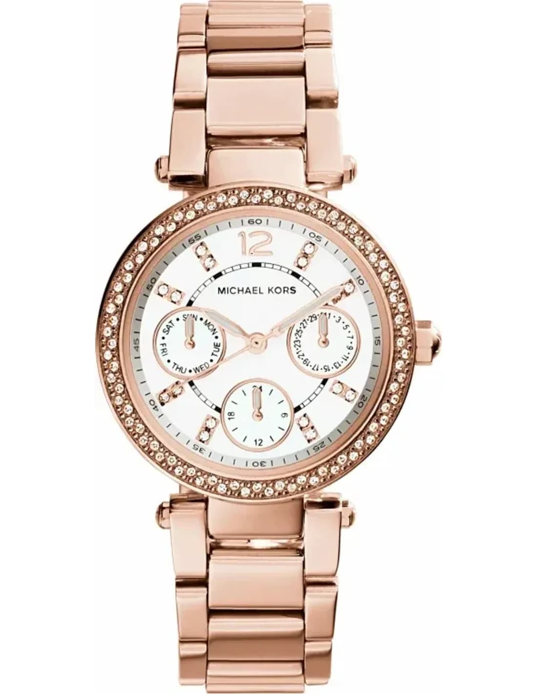 Michael Kors MK5616 vue de côté, bracelet acier