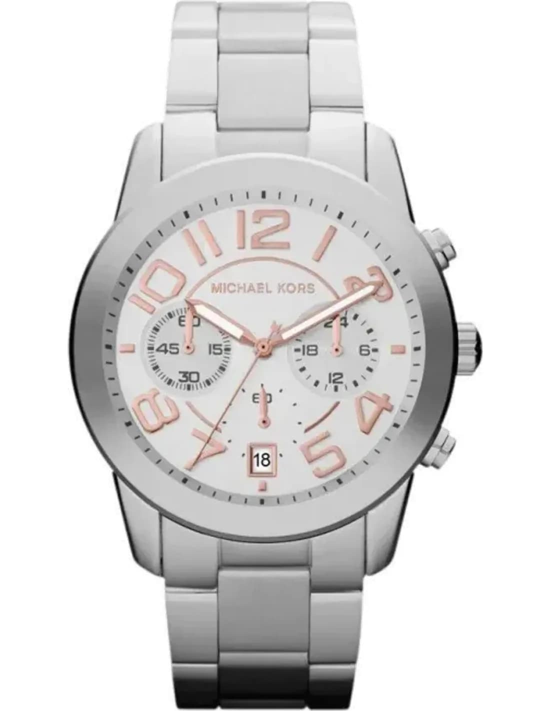 Michael Kors MK5725 vue de côté, bracelet acier