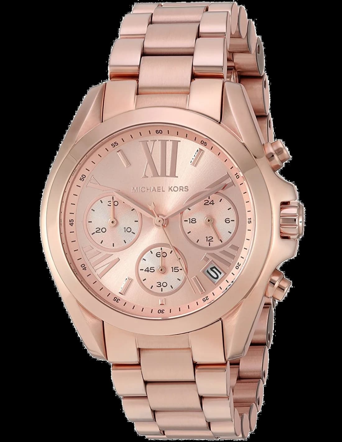 Michael Kors MK5799 vue de côté, bracelet acier