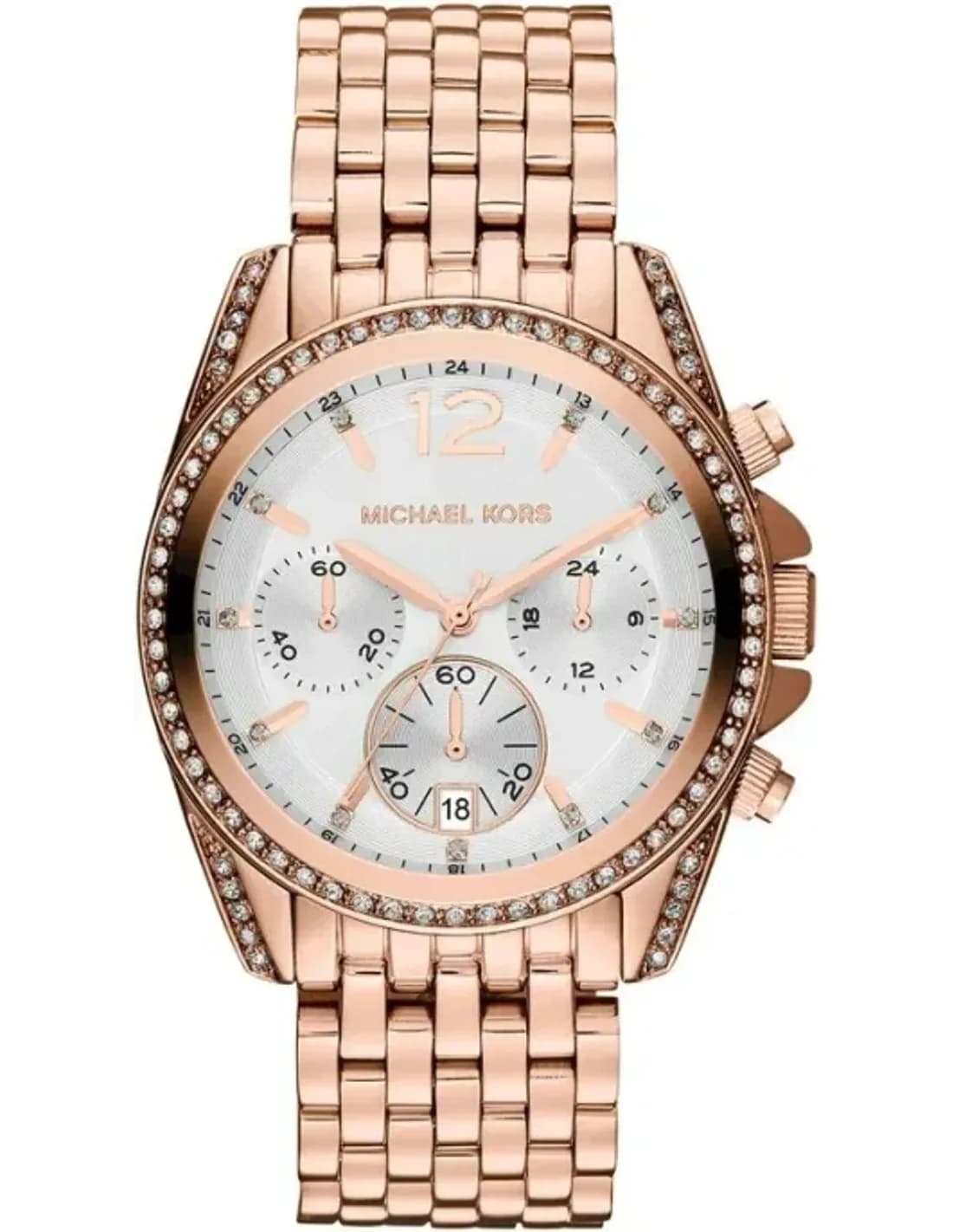 Montre Femme Michael Kors MK5836 Acier Rose Gold et Cristaux vue 2
