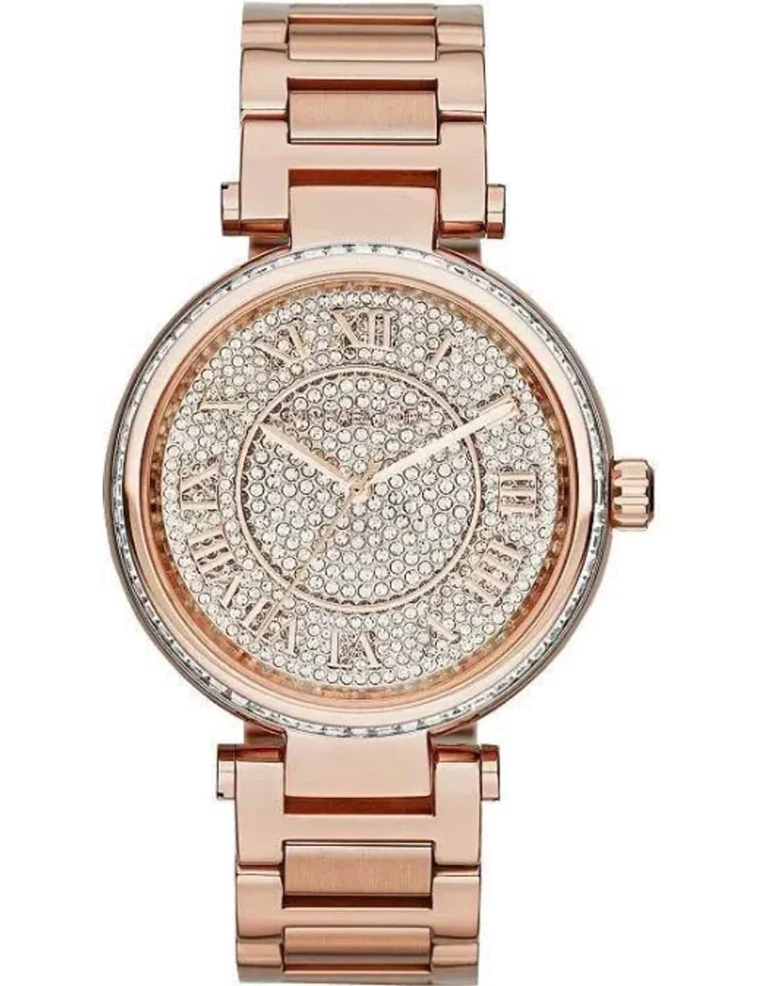 Michael Kors MK5868 vue de côté, bracelet acier