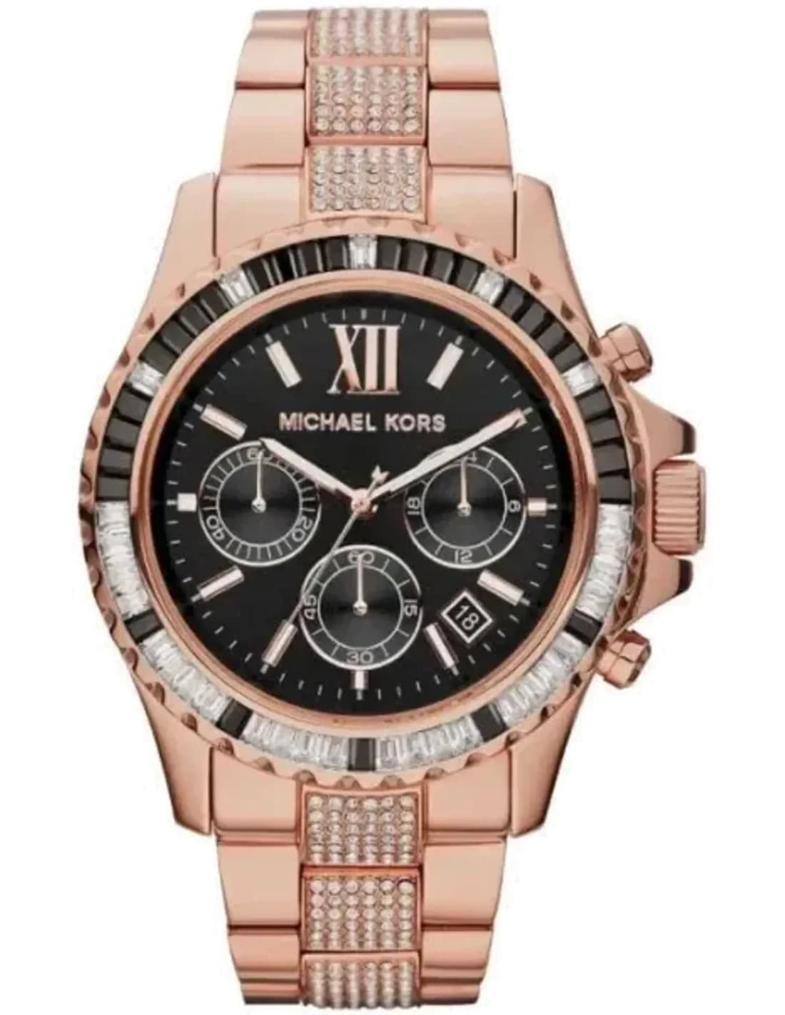 Michael Kors MK5875 vue de côté, bracelet acier