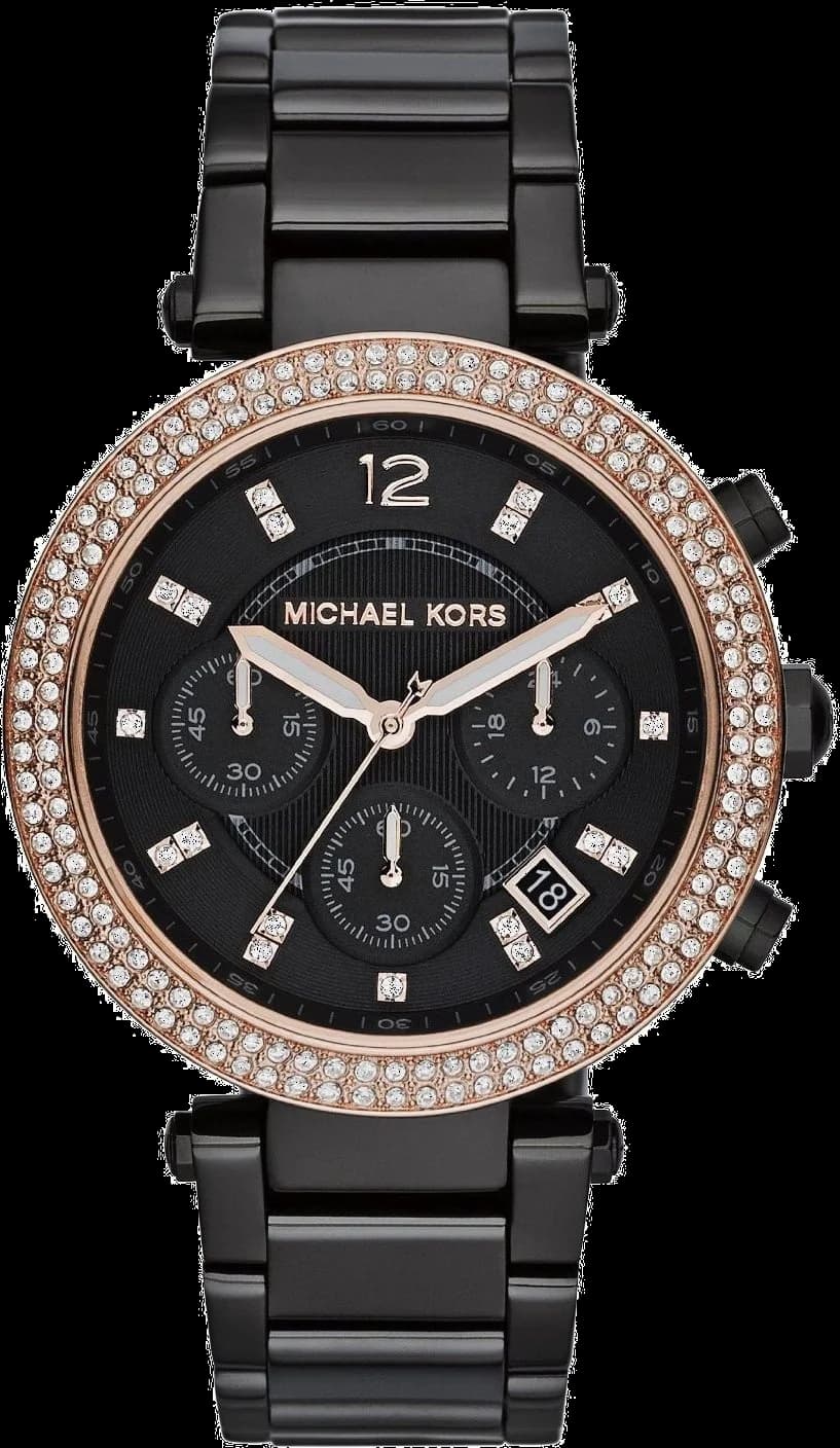 Michael Kors MK5885 vue de côté, bracelet acier