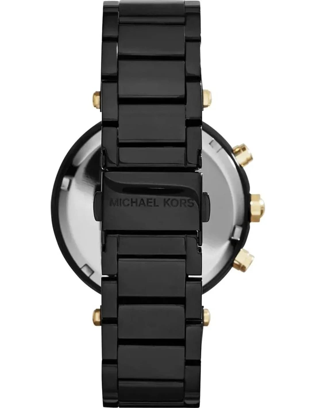 Montre Michael Kors MK6107 femme détail cadran noir