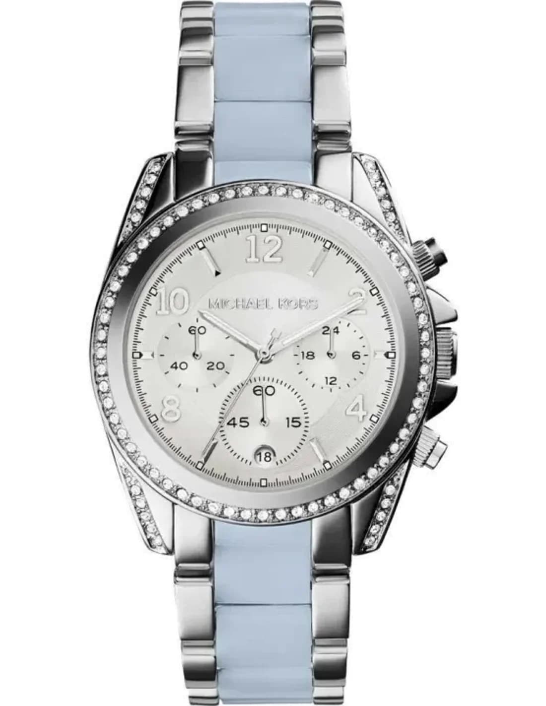 Michael Kors MK6137 vue de côté, bracelet acier