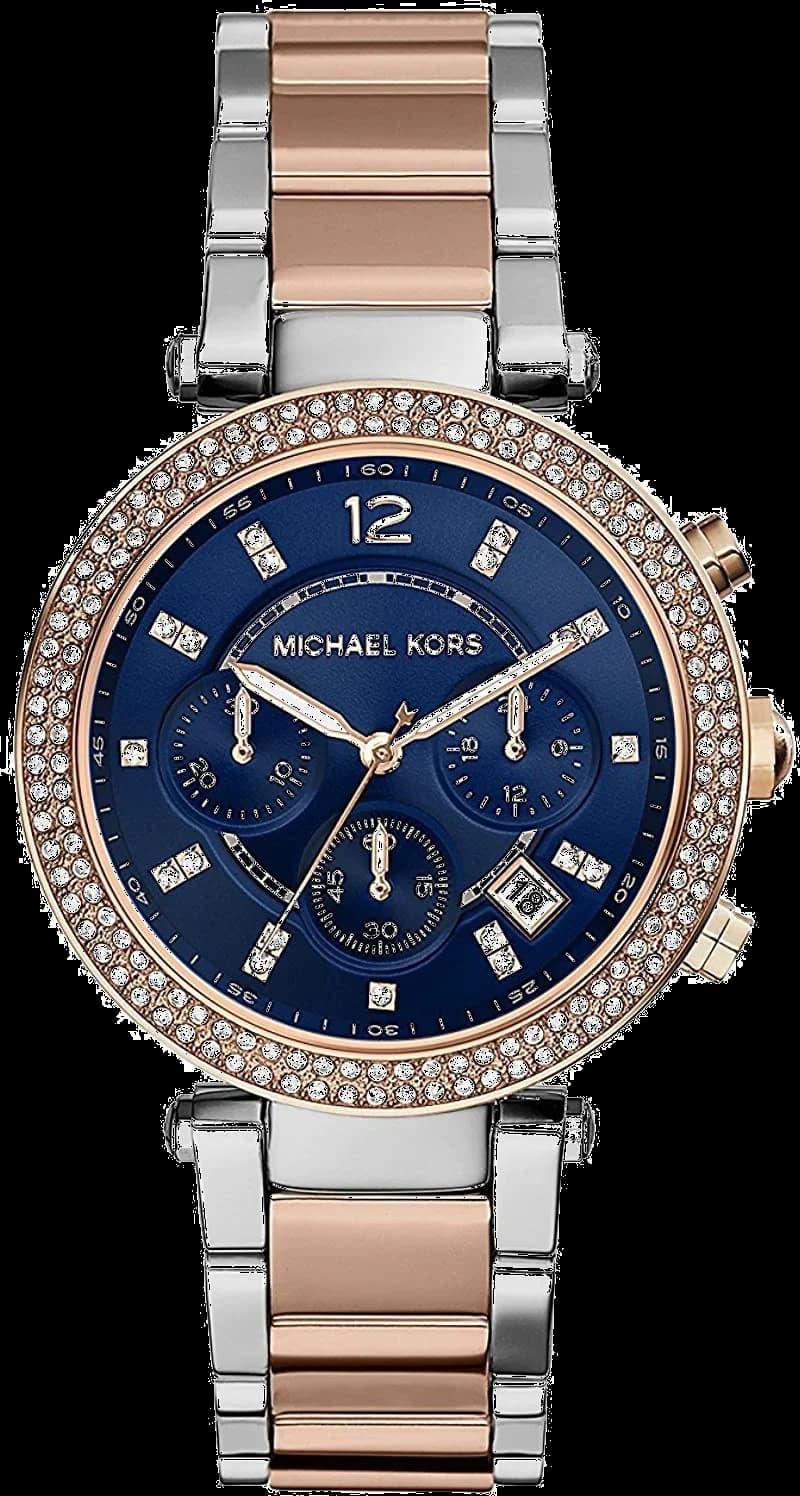 Michael Kors MK6141 vue de côté, bracelet acier