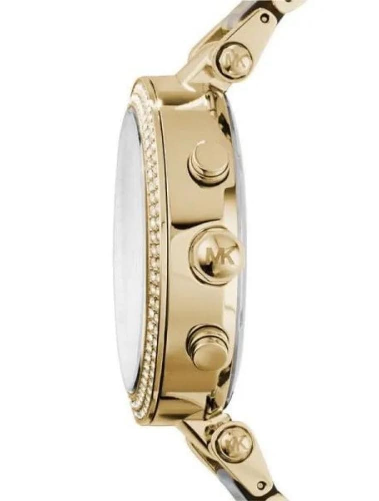 Michael Kors MK6262 côté fond de boîtier or