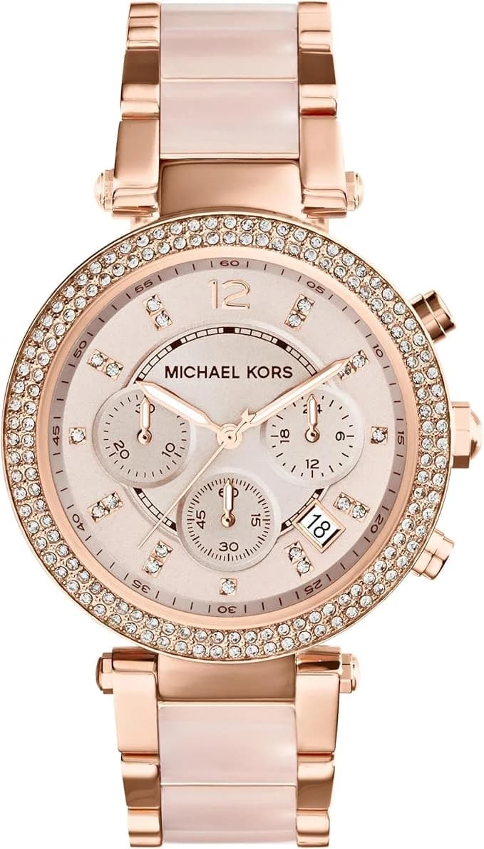 Michael Kors MK6326 Stainless Steel Watch with Champagne Dial