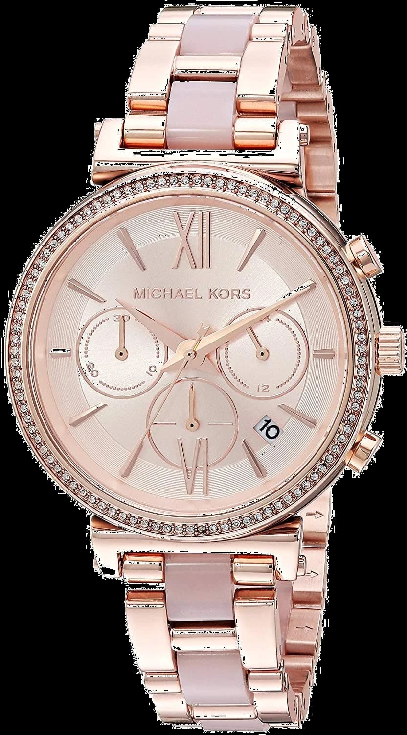 Michael Kors MK6560 vue de côté, bracelet acier