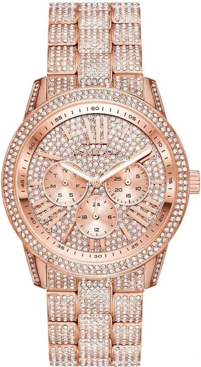 Montre Michael Kors MK6933 femme cadran or rose bracelet acier