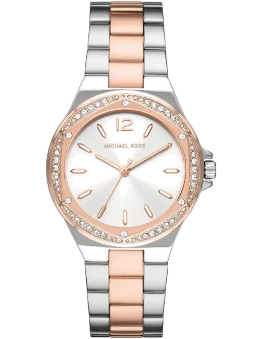 Michael Kors MK6989 vue de côté, bracelet acier