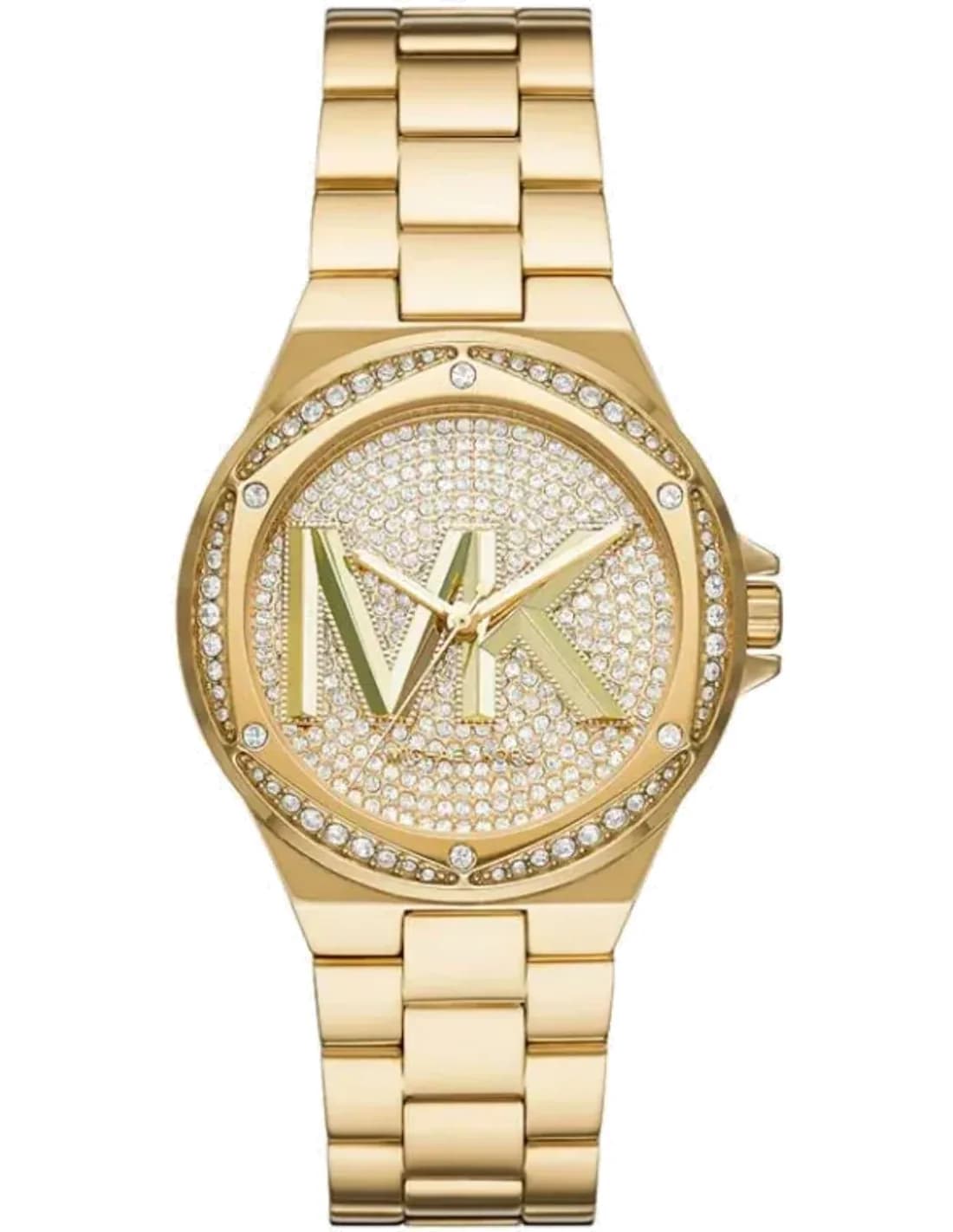 Michael Kors MK7229 vue de côté, bracelet acier