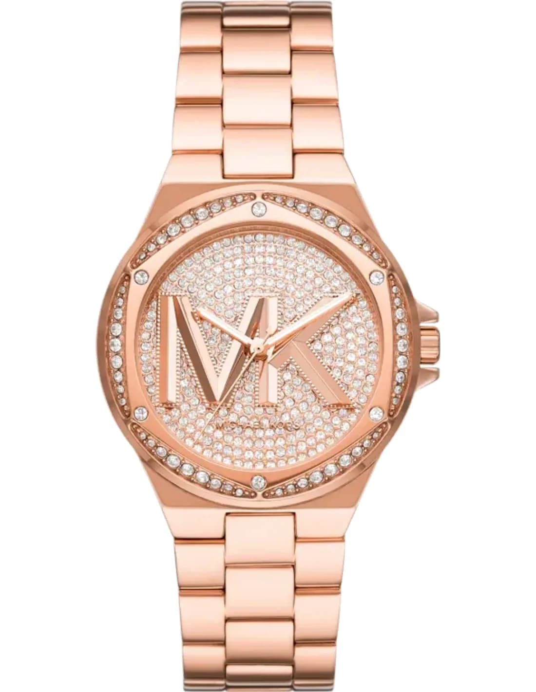 Michael Kors MK7230 vue de côté, bracelet acier