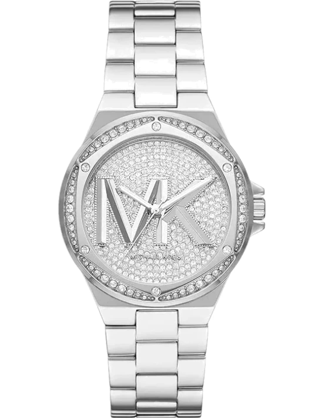 Michael Kors MK7234 vue de côté, bracelet argent