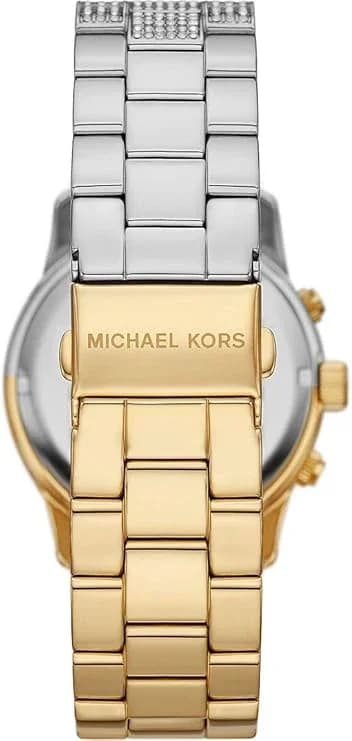 Michael Kors MK7329 Chronograph Stainless Steel Two-Tone Silver and Gold Men's Watch vue 2
