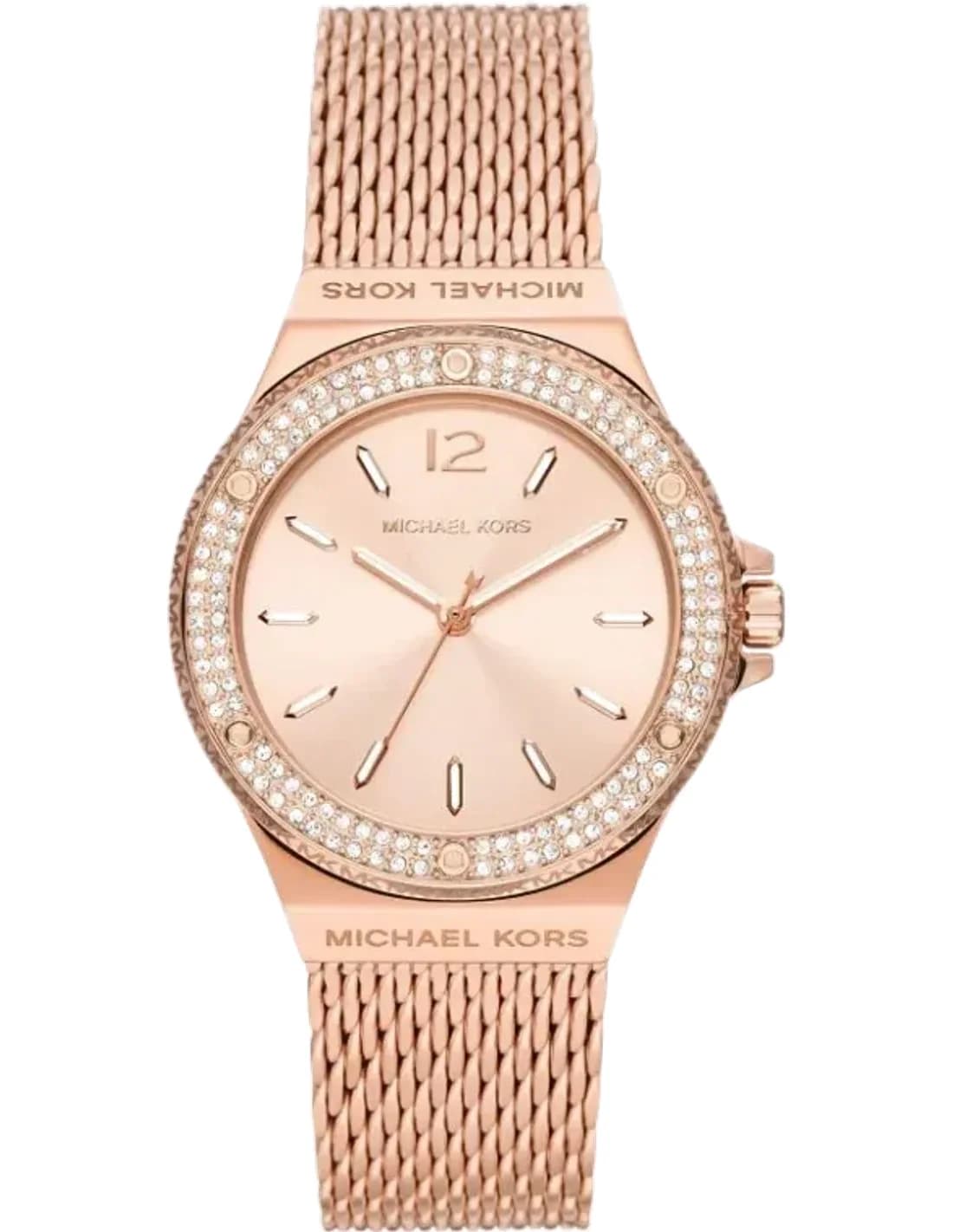 Michael Kors MK7336 vue de côté, bracelet acier