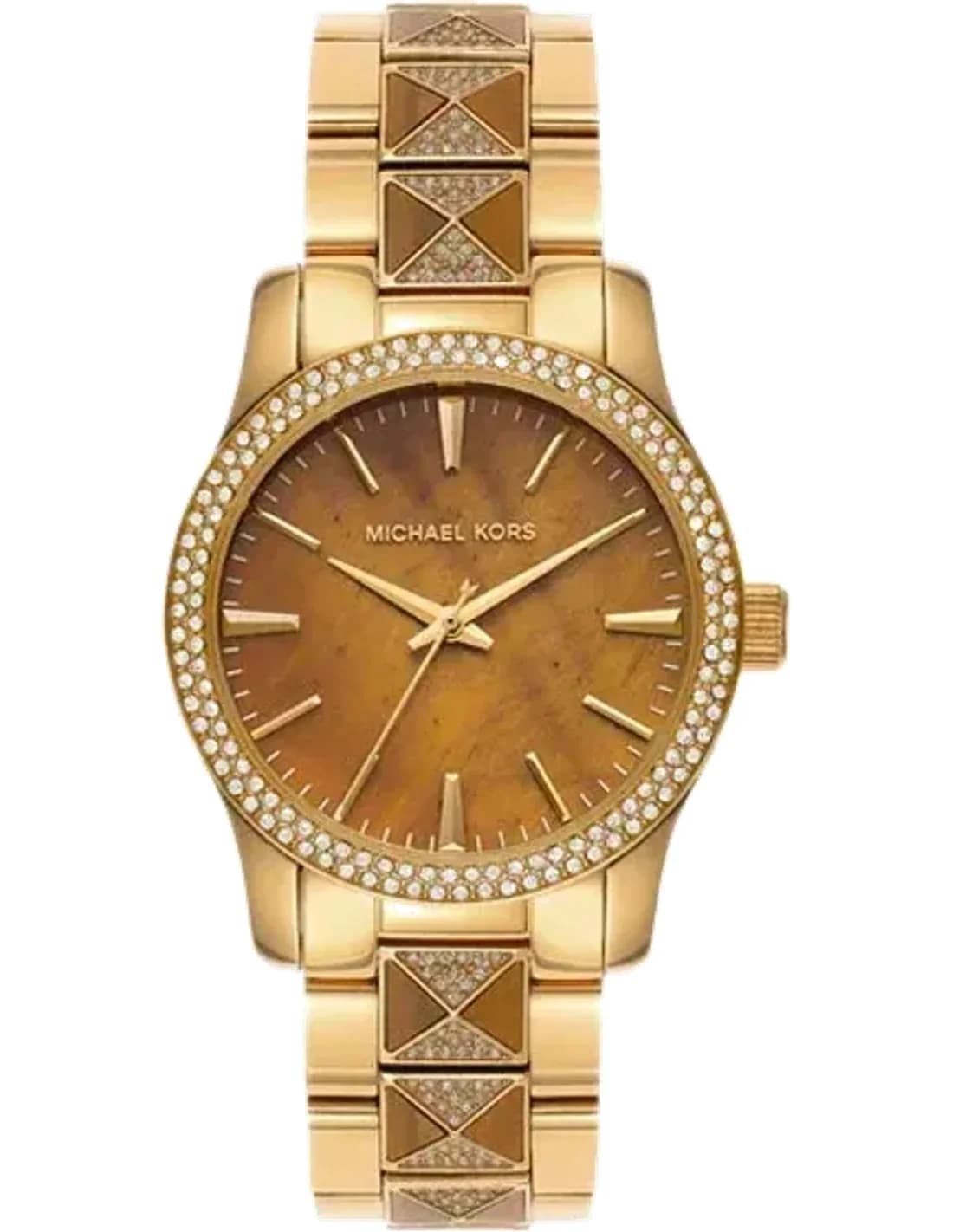 Michael Kors MK7389 vue de côté, bracelet acier