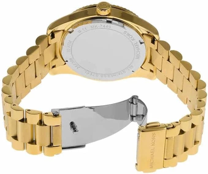 Montre Michael Kors MK7449 femme détail bracelet acier