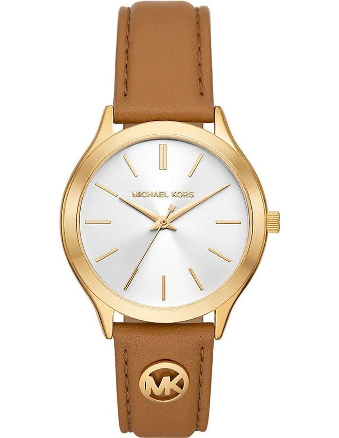 Michael Kors MK7465 vue de côté, bracelet cuir