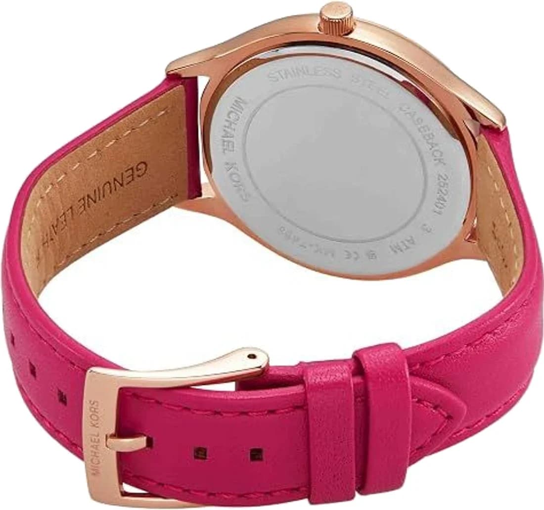 Montre Michael Kors MK7469 femme détail cadran blanc