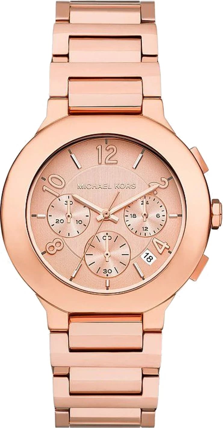 Montre Michael Kors MK7521 femme cadran or rose bracelet acier