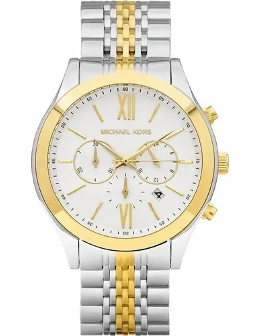 Michael Kors MK8306 vue de côté, bracelet acier
