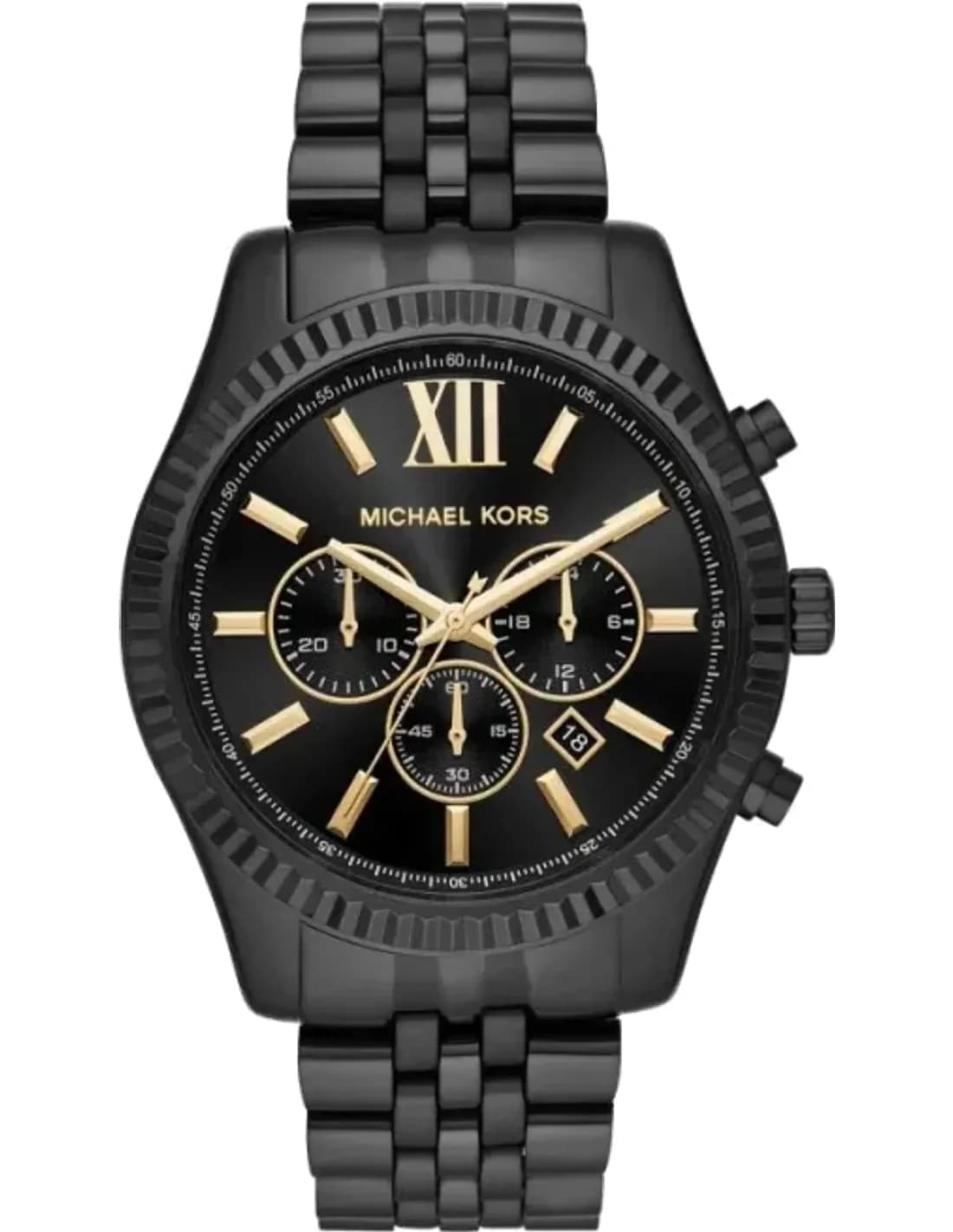 Michael Kors MK8603 vue de côté, bracelet acier