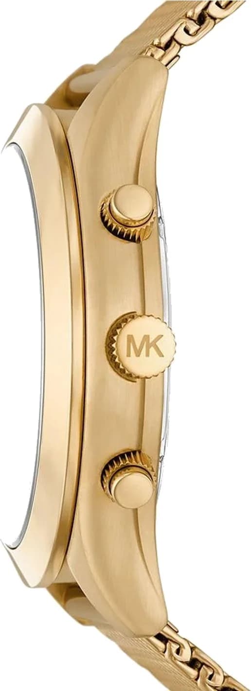 Michael Kors MK9057 vue de côté, bracelet acier