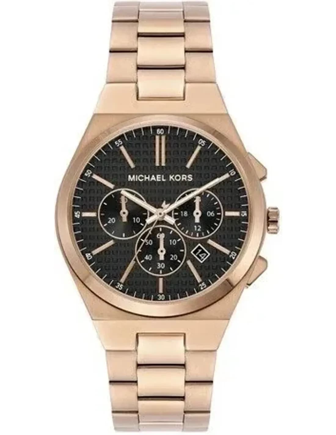 Michael Kors MK9119 vue de côté, bracelet acier