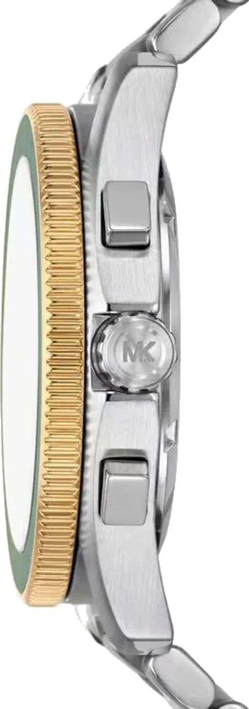Michael Kors MK9215 vue de côté, bracelet acier