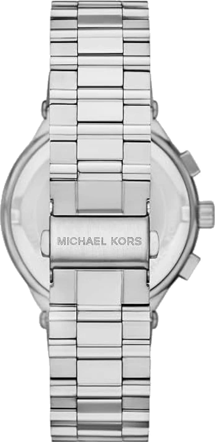Gros plan sur le cadran bleu de la Michael Kors MK9222