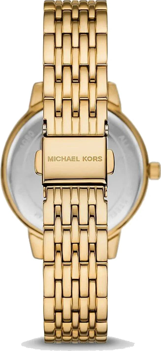 Montre Michael Kors MKO1080 femme détail cadran or
