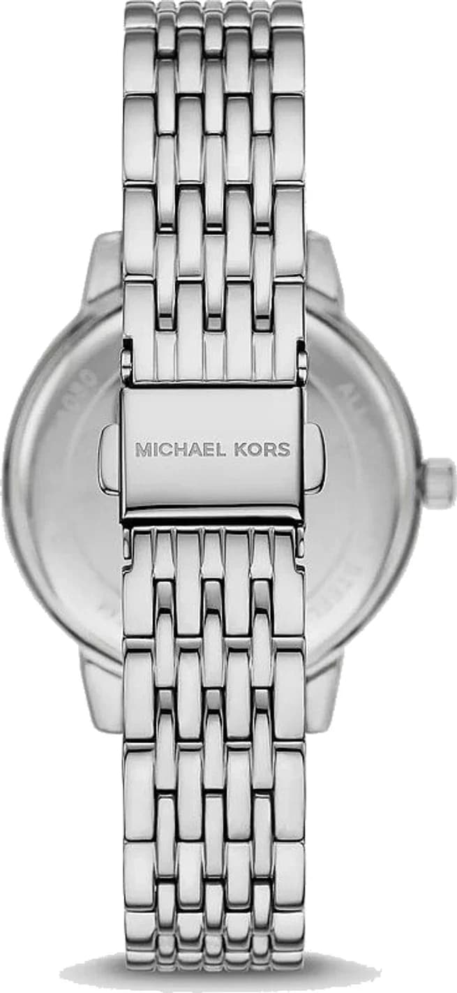 Montre Michael Kors MKO1082 femme détail cadran blanc