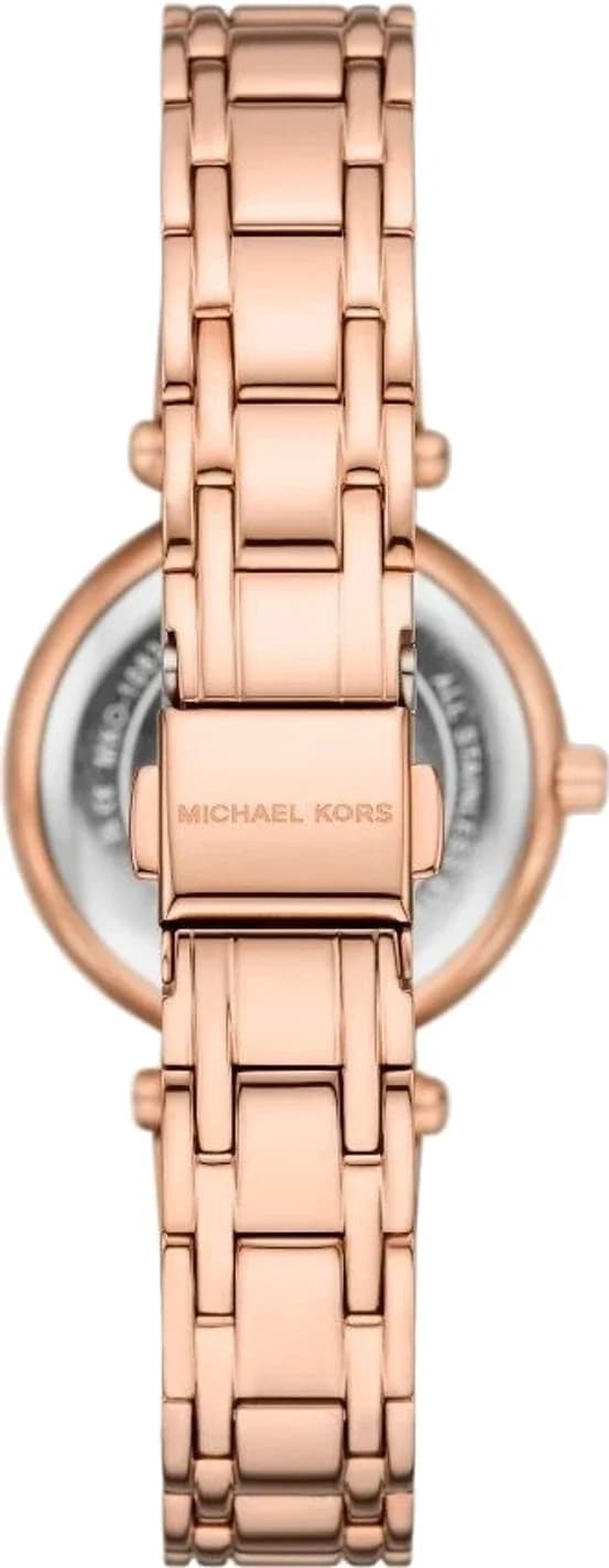 Montre Michael Kors MKO1084 femme détail cadran violet
