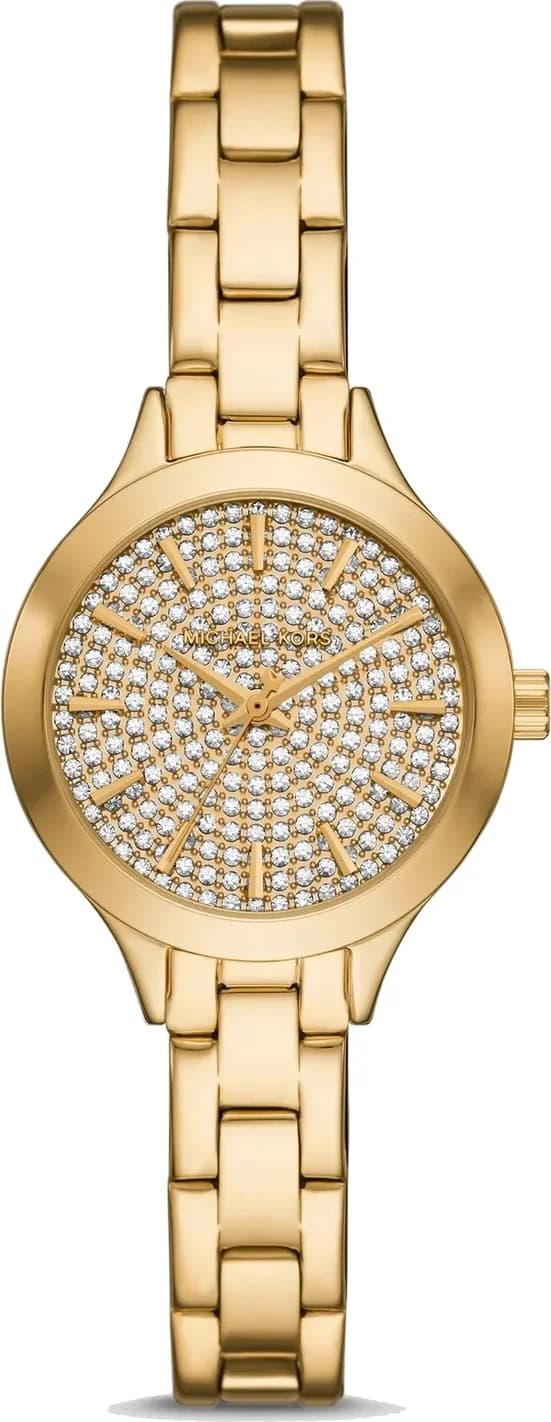 Montre Michael Kors MKO1086 femme cadran or bracelet acier