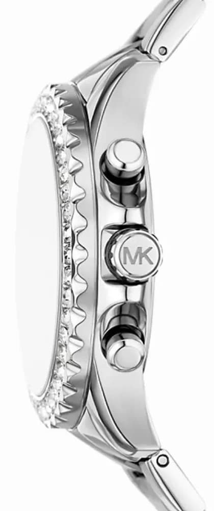 Montre Michael Kors MKO1129 femme détail cadran argent