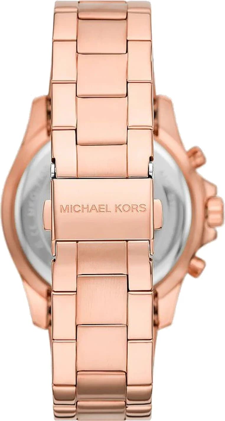 Montre Michael Kors MKO1131 femme détail cadran or rose