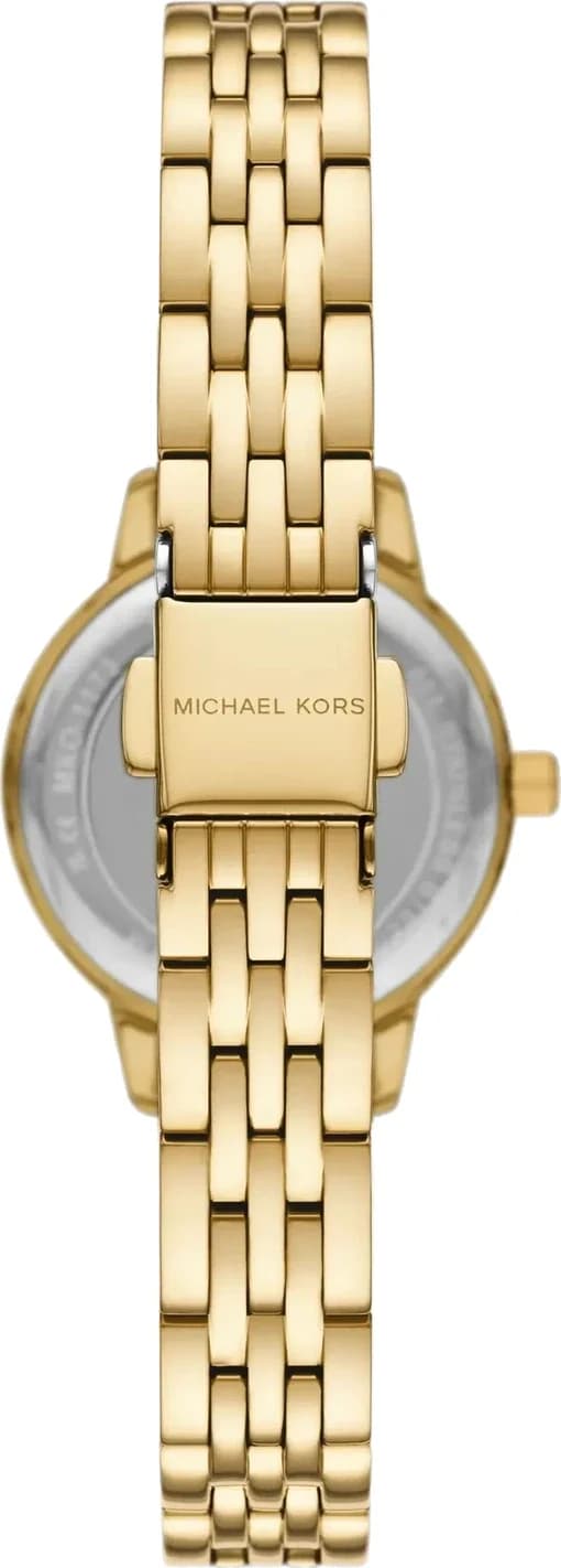 Montre Michael Kors MKO1173 femme détail cadran or