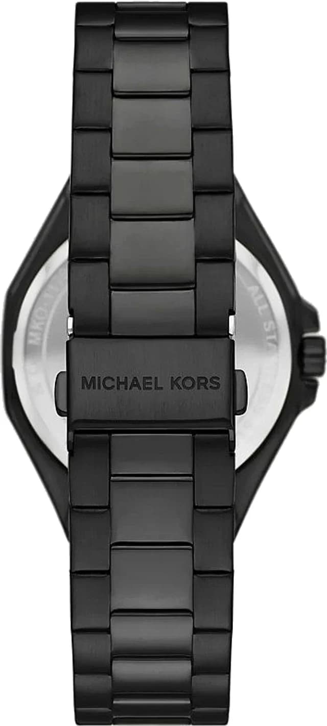 Montre Michael Kors MKO1180 homme détail cadran noir