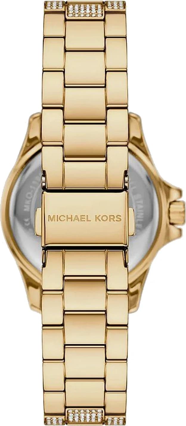 Montre Michael Kors MKO1196 femme détail cadran or