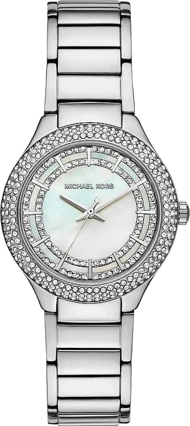 Montre Michael Kors MKO9019 femme cadran argent bracelet acier
