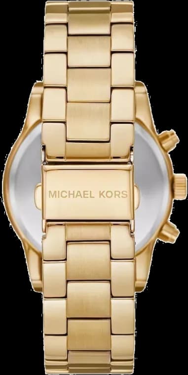 Michael Kors Ritz MK7310 — chronographe femme acier doré — cadran lumineux 37 mm vue 3