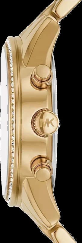 Michael Kors Ritz MK7310 — chronographe femme acier doré — cadran lumineux 37 mm vue 4