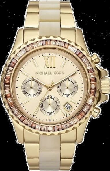 Montre Femme Michael Kors Bradshaw MK5874 Bracelet en acier doré et acétate