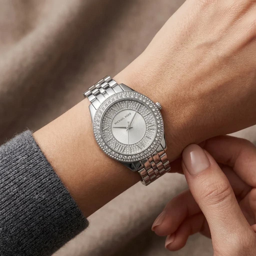 Maillons et fermoir du bracelet acier, Michael Kors MK4708