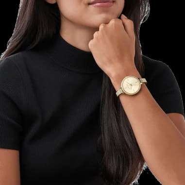 Montre Michael Kors MK3784 femme détail cadran or