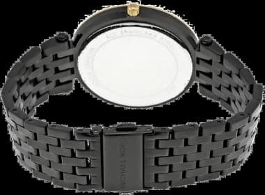 Montre Femme Michael Kors MK3322 en Acier Noir et Doré vue 3